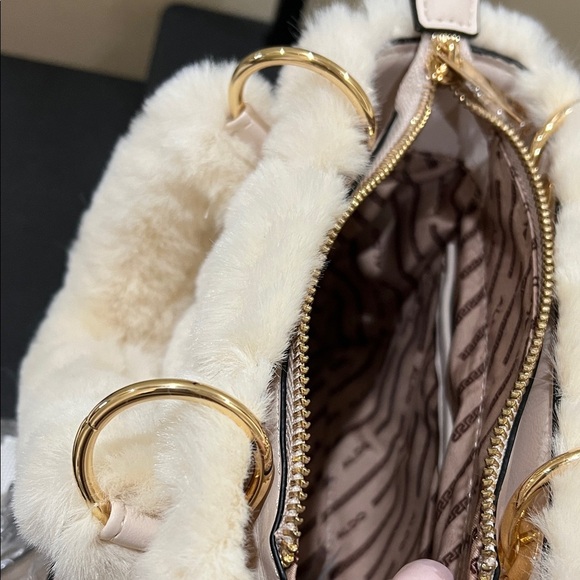 ALDO | Faux Fur Hand Bag w/ Crossbody Strap & Bag Charms - Picture 12 of 14